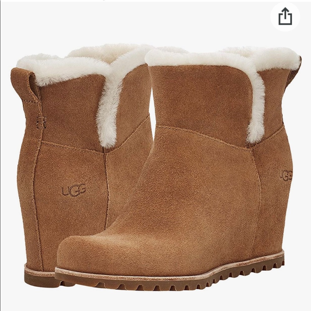 UGG WOMEN’S Skyline Ankle Boot Size:7.5 - Picture 3 of 9